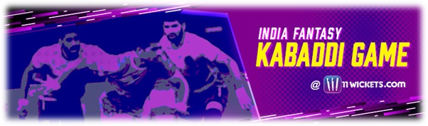India Fantasy Kabaddi Games at 11Wickets